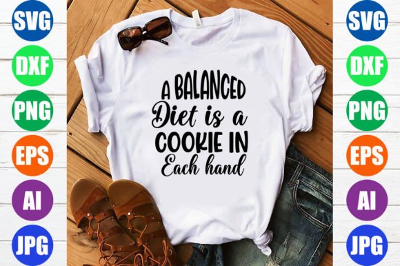 Graphics & Freebies: A Balanced Diet is a Cookie in Each Hand