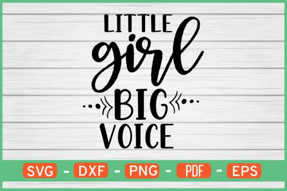 Little Girl Big Voice: Graphics for Crafts