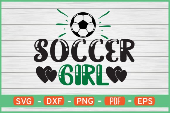 Soccer Girl SVG: Graphics for Crafts